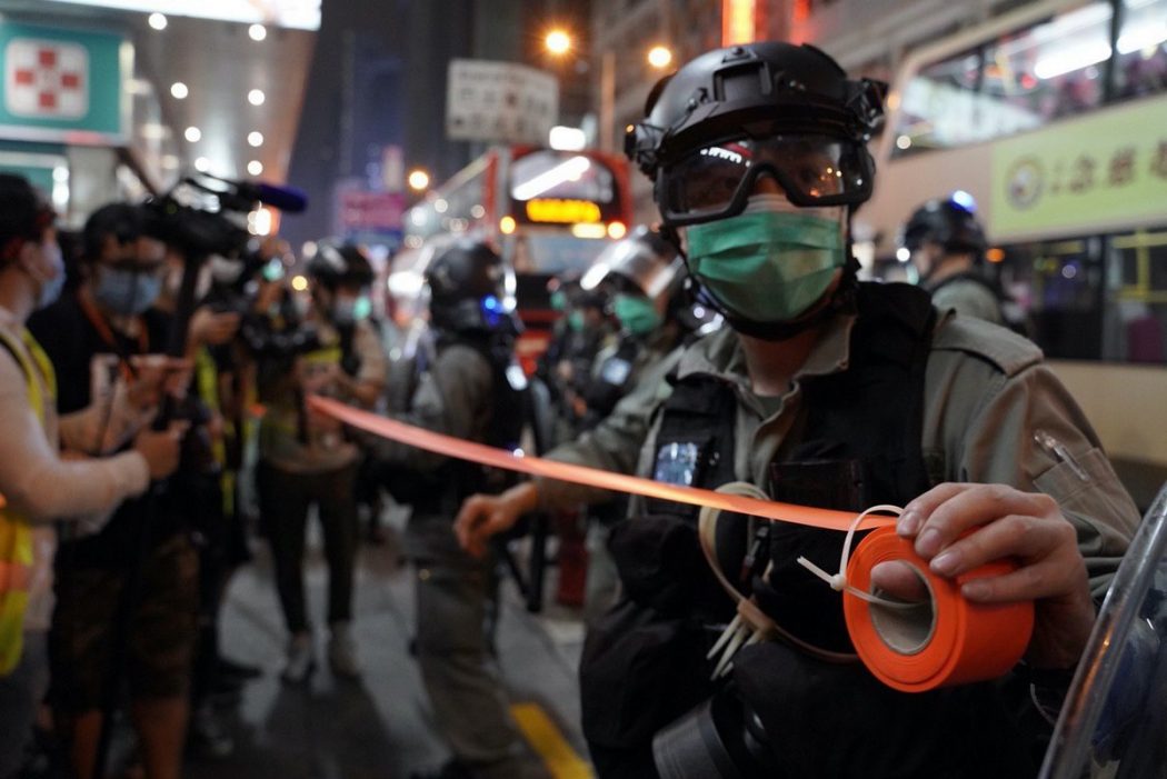 "May 13 2020" Carrie Lam birthday Mong Kok protest riot police