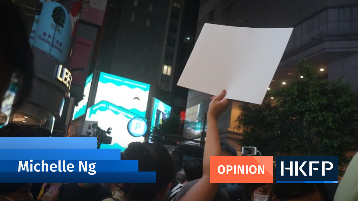 Article - Opinion - MIchelle ng placard