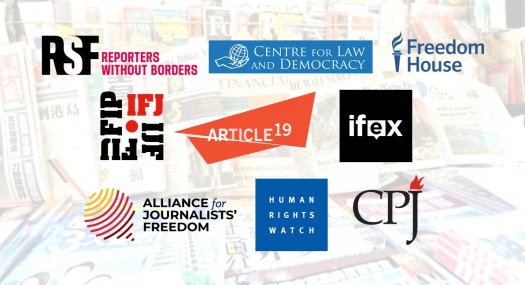 press freedom NGOs