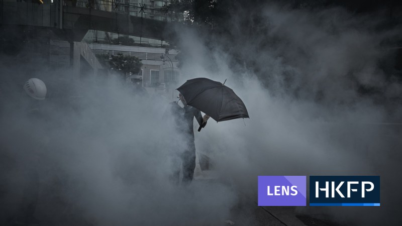 Kiran Ridley - feature image for lens - protests tear gas