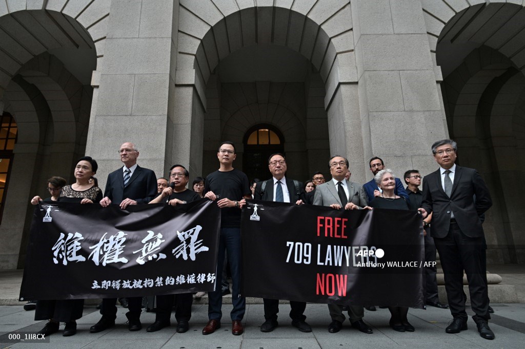 china rights lawyers 709 crackdown hong kong protest
