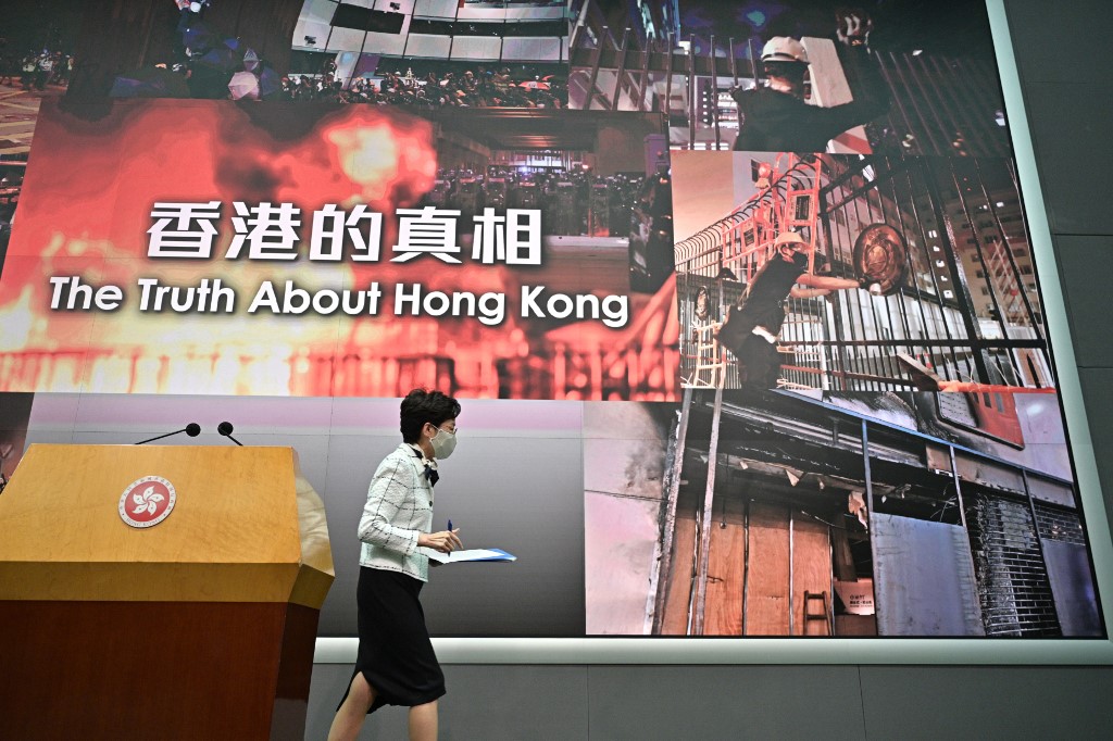 HONG KONG-CHINA-POLITICS-UNREST