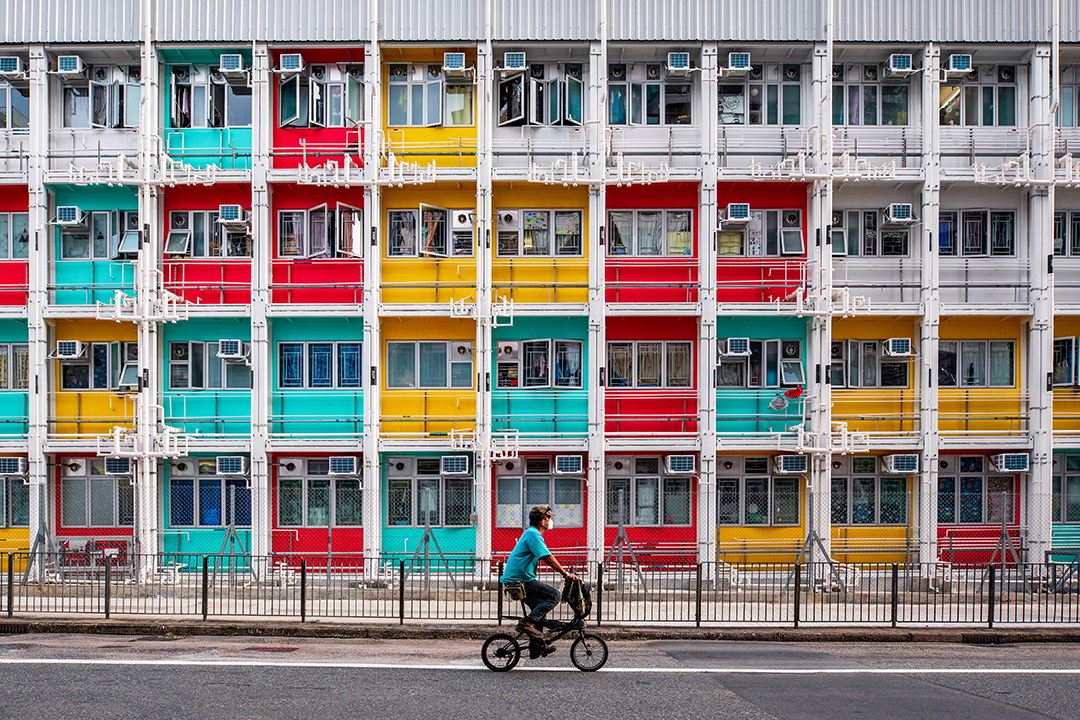 Hong Kong building colour
