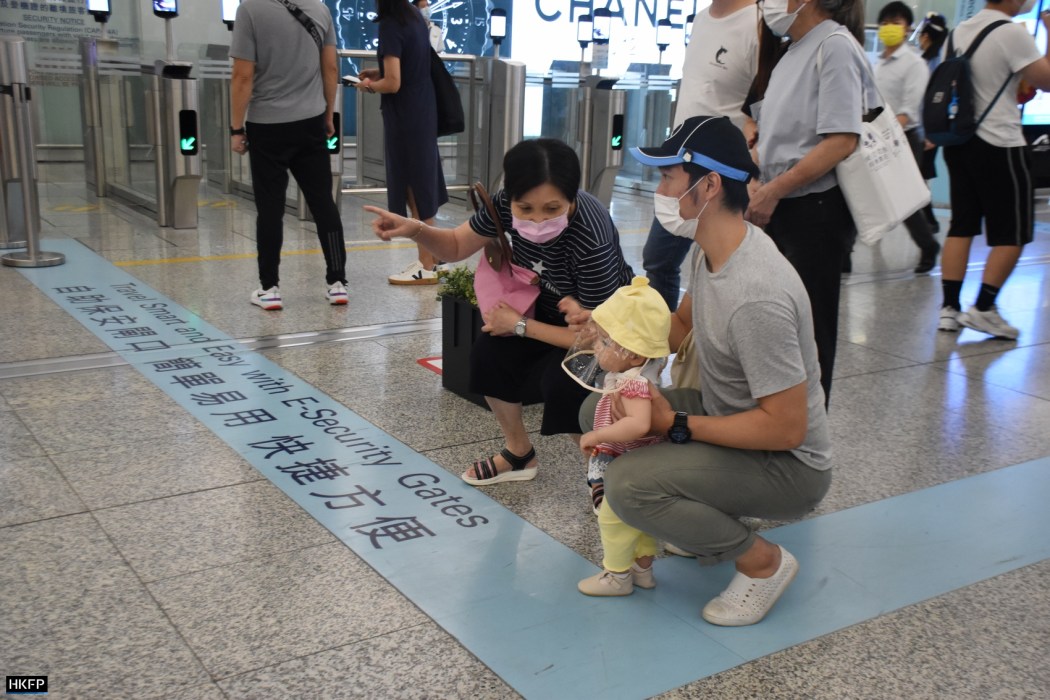 Hong Kong International Airport travel immigration emigration