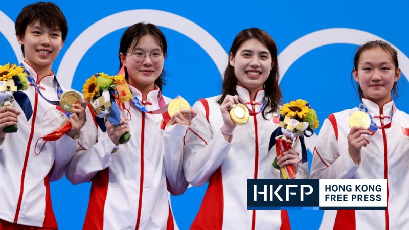 China shock Australia, US in record-breaking women's 4x200m relay
