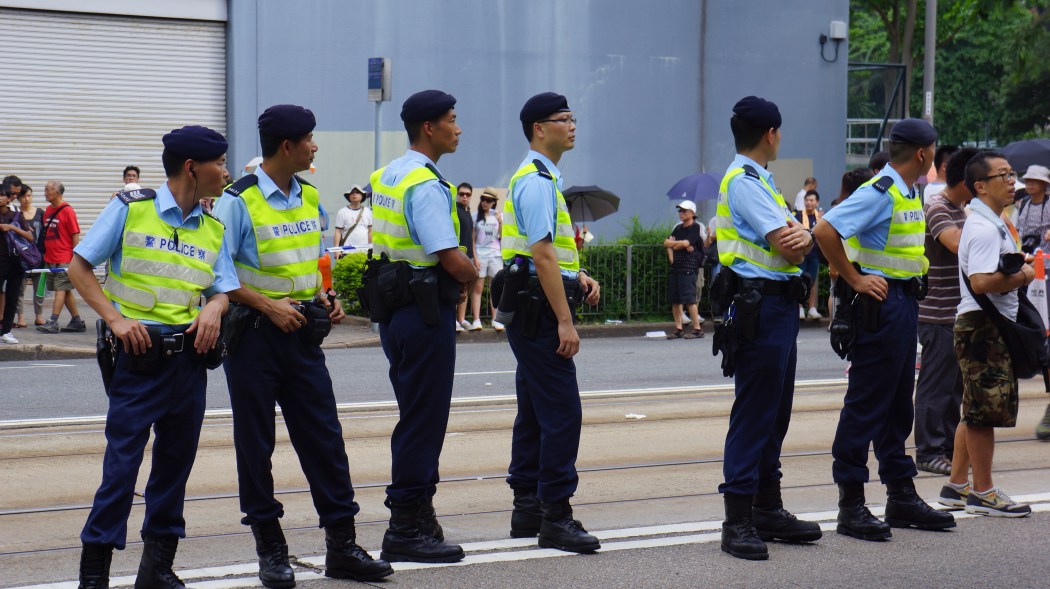 civil front police march demo protest july 1
