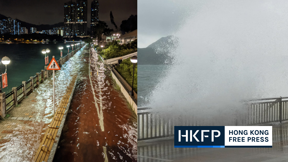 Hong Kong typhoon