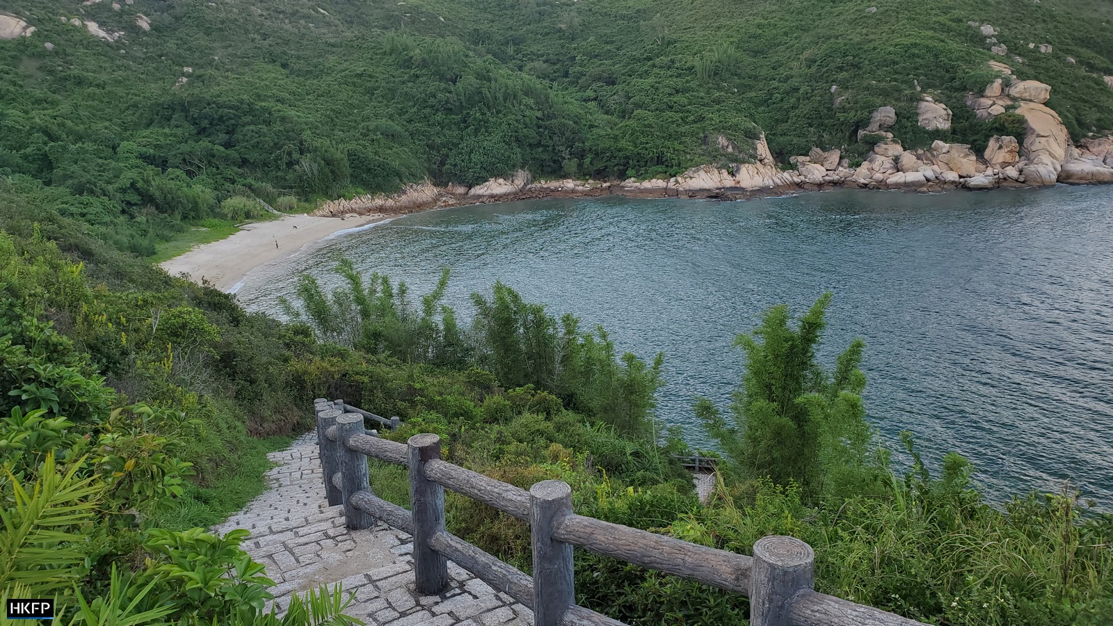 a hiking trail on Cheung Chau