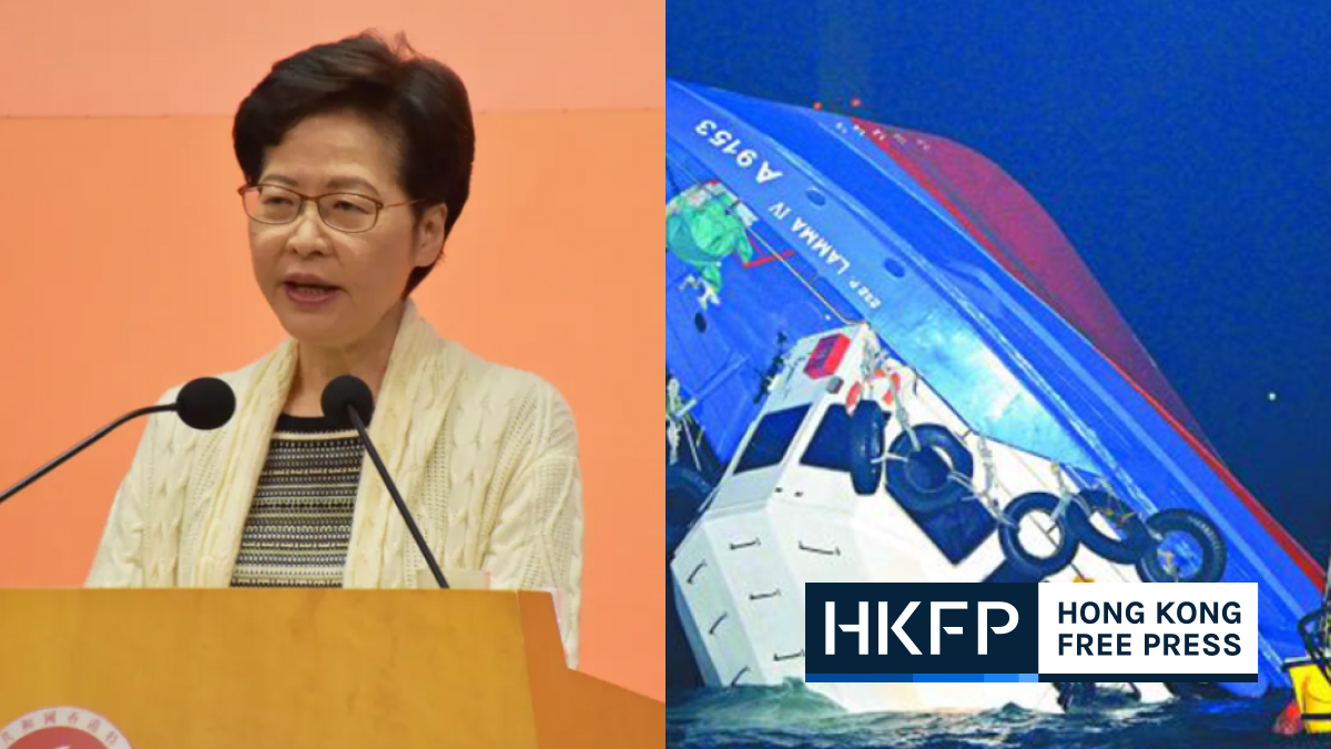 carrie lam hong kong leader lamma ferry crash