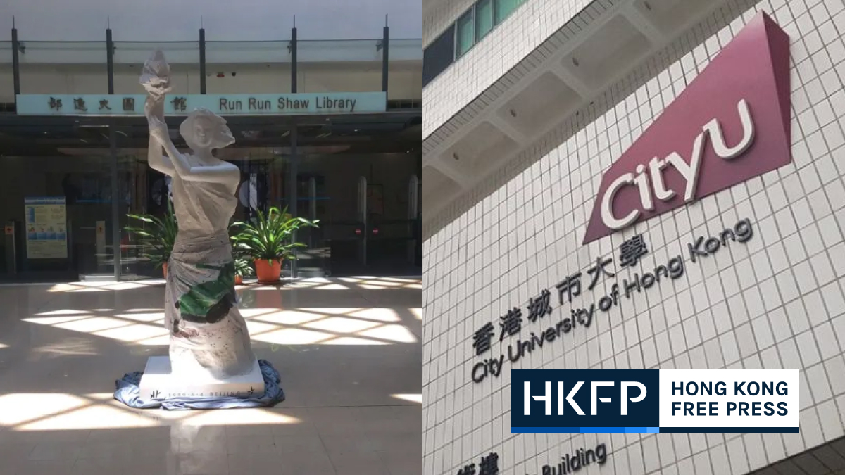 Hong Kong’s City University demands removal of Tiananmen Massacre statue as campus crackdown continues