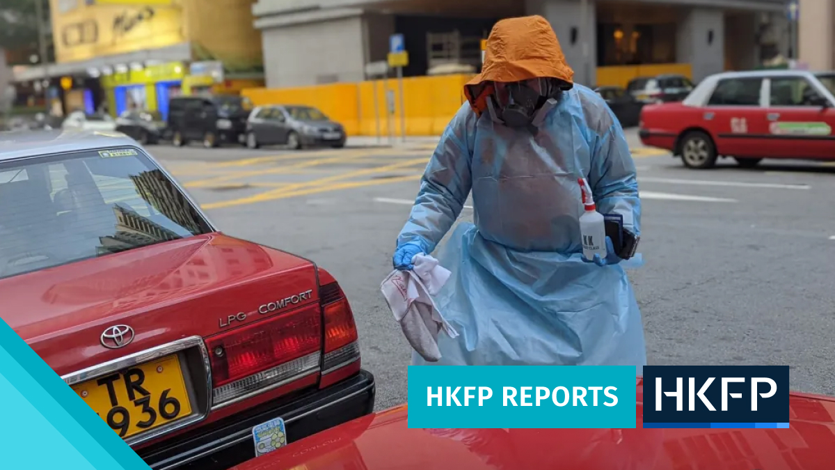 Meet one of Hong Kong's 300 taxi drivers shuttling Covid-19 patients to clinics