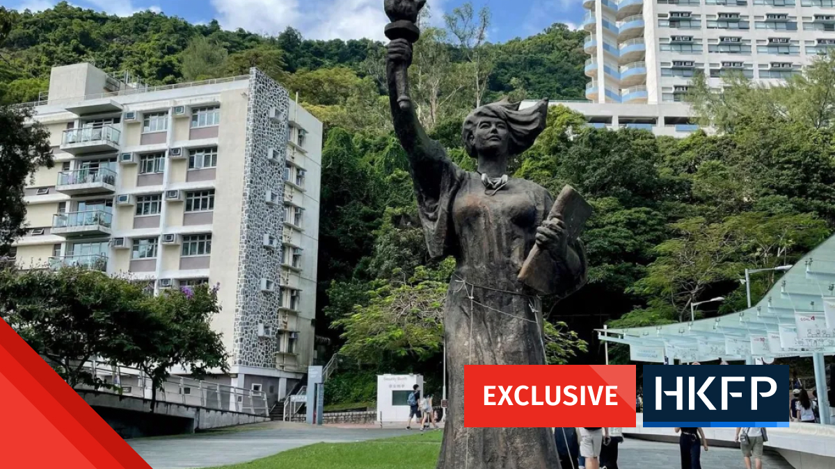 Chinese University of Hong Kong tells Tiananmen artist to bear all legal liability and costs if he wants statue back