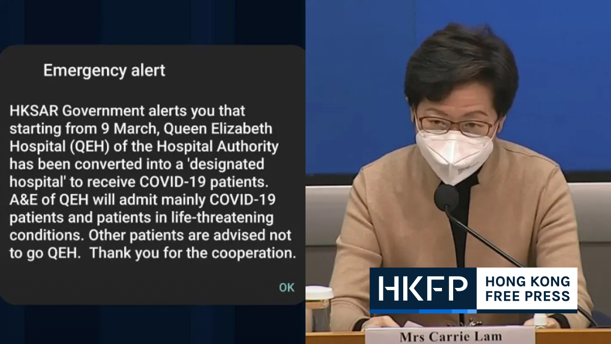 Carrie Lam defends use of emergency alert featured image