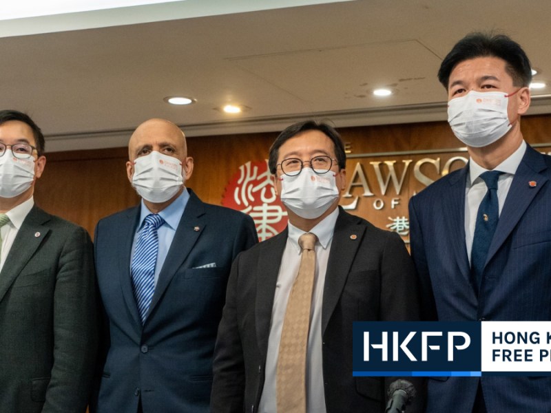 Hong Kong lawyers’ group confirms national security police complaint linked to protester relief fund