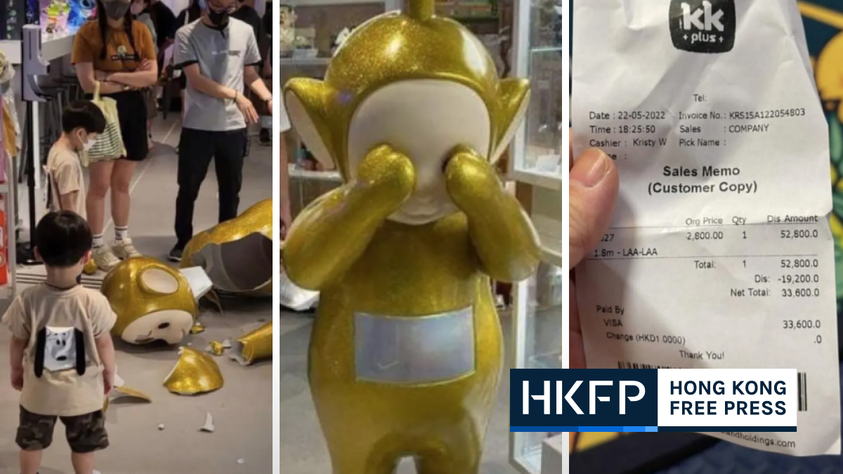 Hong Kong toy shop returns HK$33K to family following uproar over damaged Teletubby
