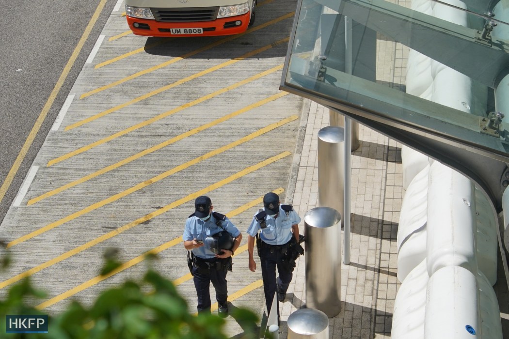Police officers West Kowloon Station