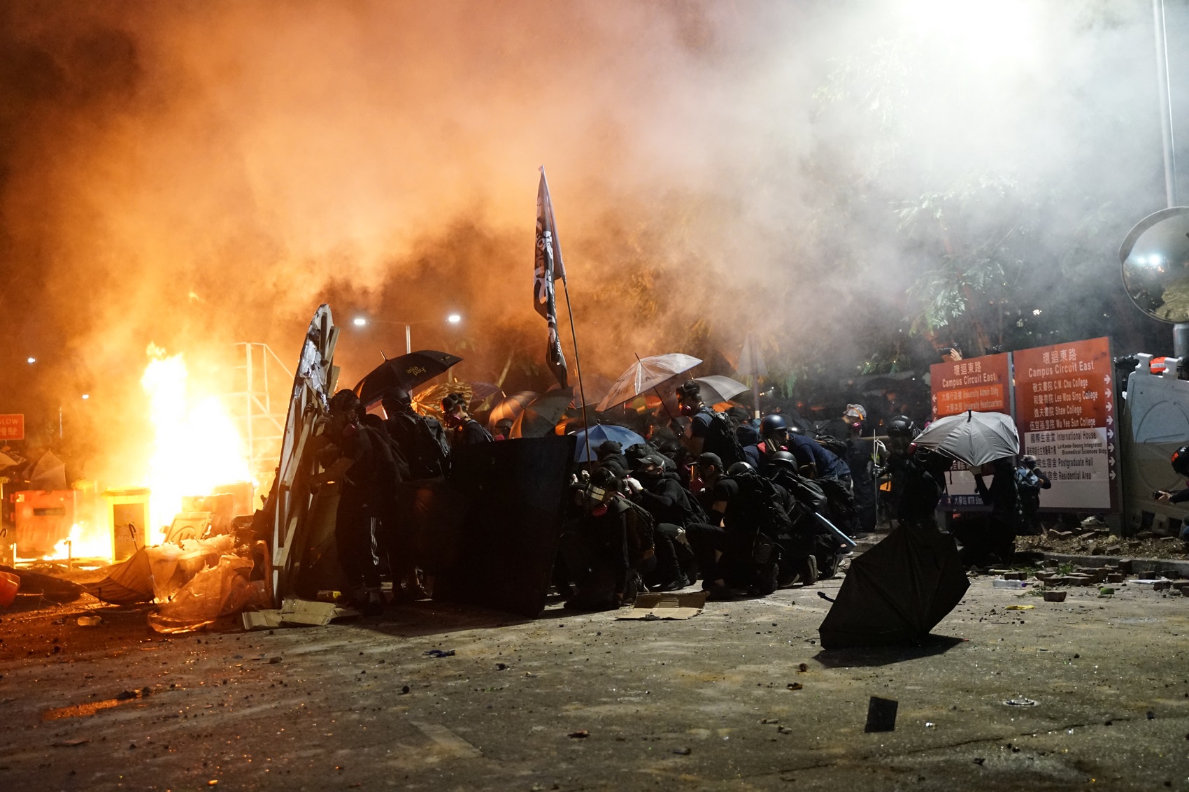 CUHK Chinese University riot November 2019