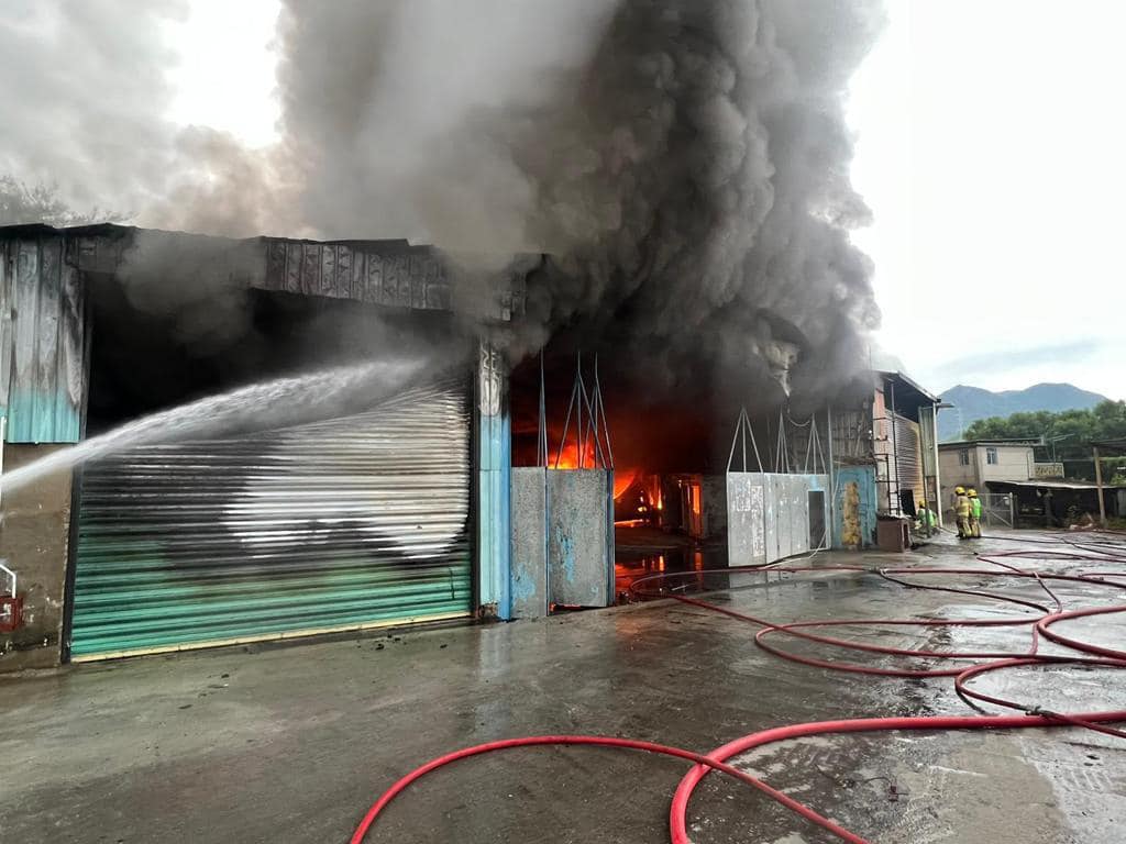 fanling warehouse fire