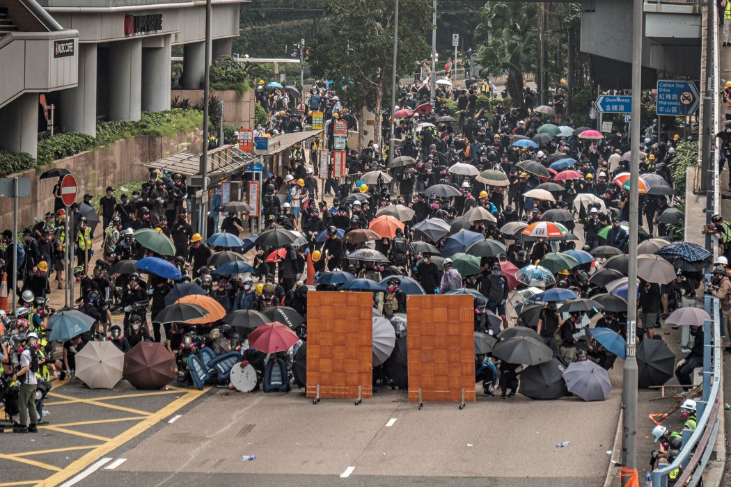 September 29, 2019 protest umbrella Admiralty