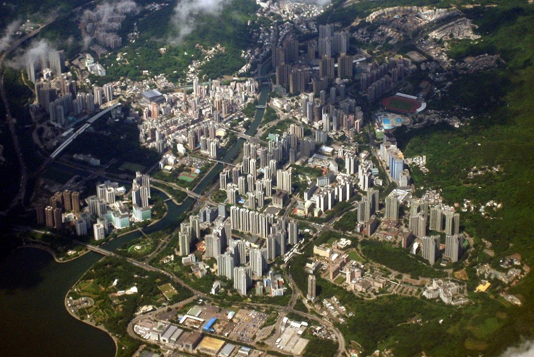 Tai Po aerial shot
