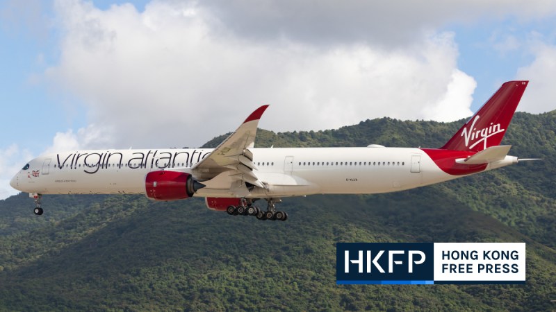 AFP Virgin leaves Hong Kong