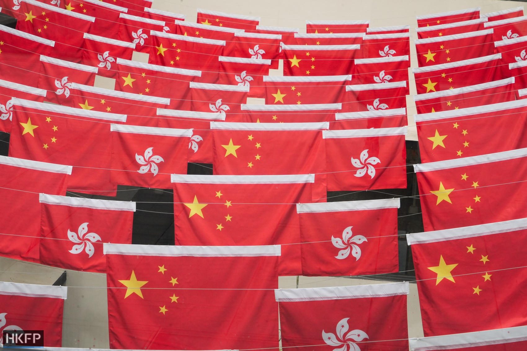 chinese hong kong flags national day patriotic
