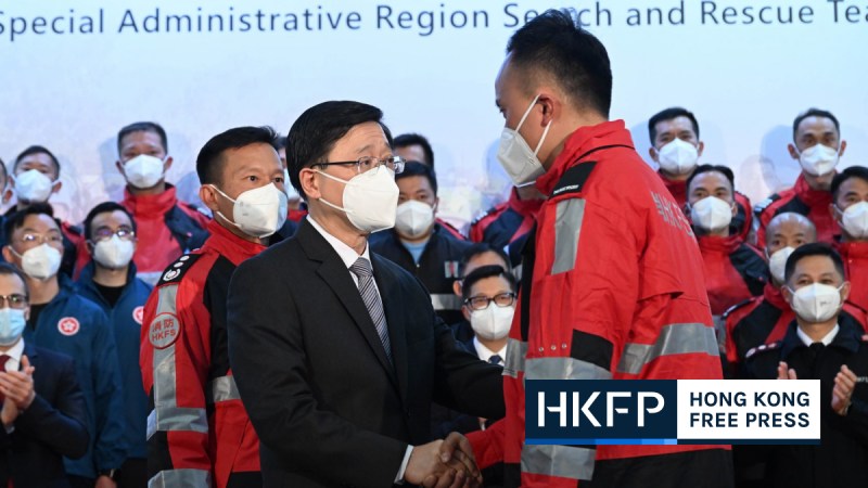 Hong Kong relief team return