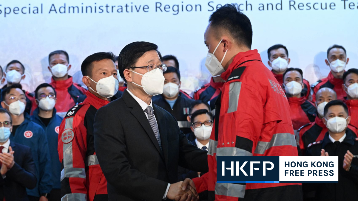 Hong Kong search and rescue team returns from quake-hit Turkey