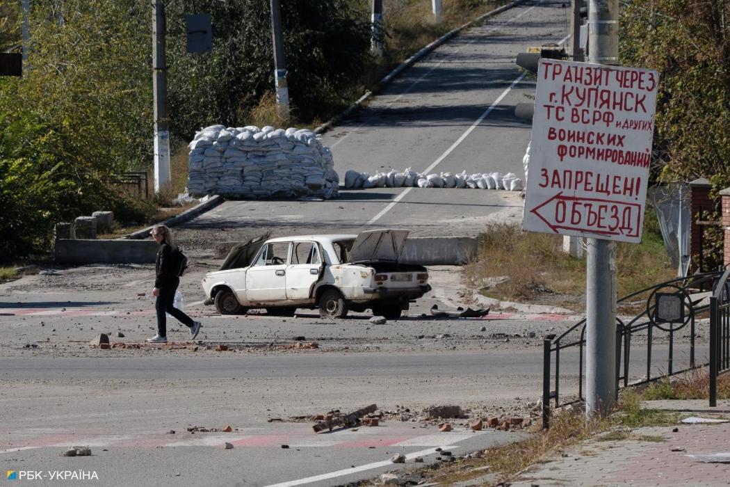 Ukraine Kupiansk_after_Russian_occupation
