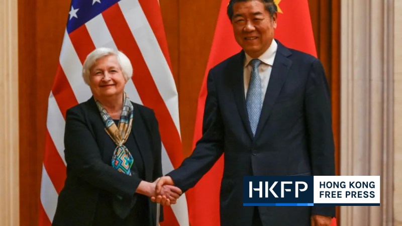 US Treasury Secretary Janet Yellen china