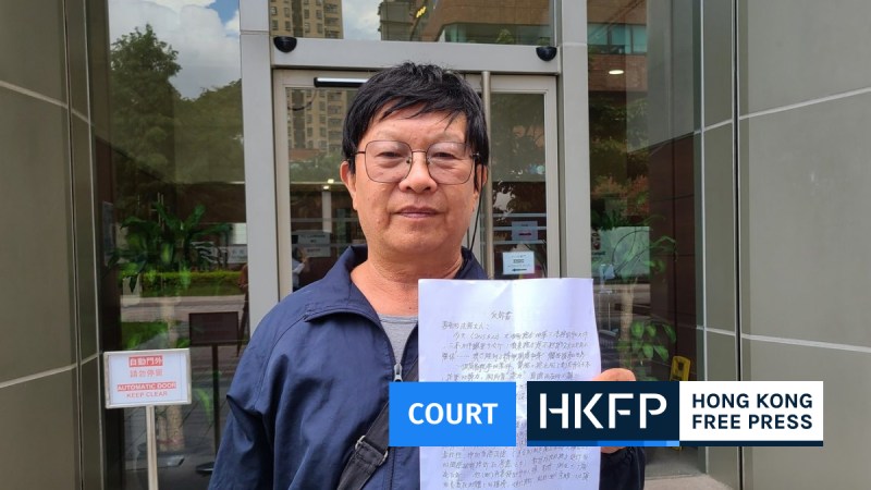 Elderly busker who played protest song 'Glory to Hong Kong' to countersue prosecution, court hears