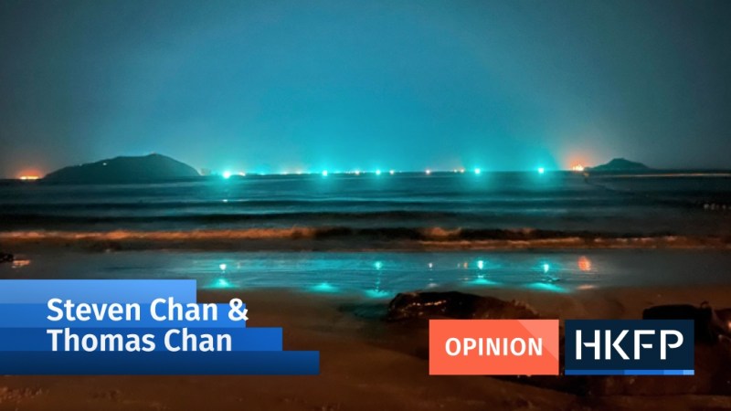 marine light pollution hong kong