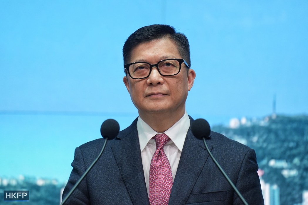 Secretary for Security Chris Tang