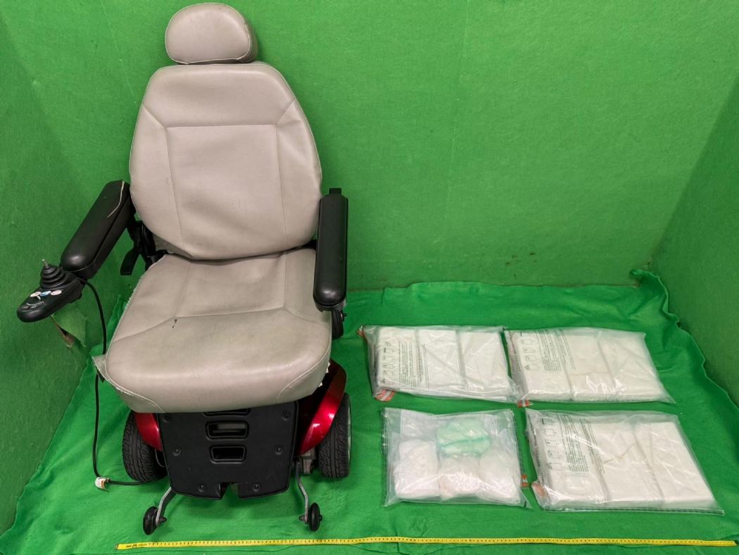 cocaine in wheelchair