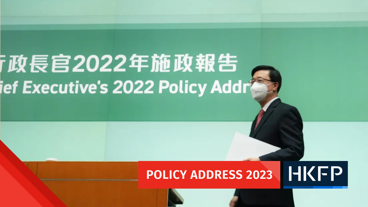 Hong Kong Policy Address: Reviewing 3 of Chief Executive John Lee’s key measures from 2022