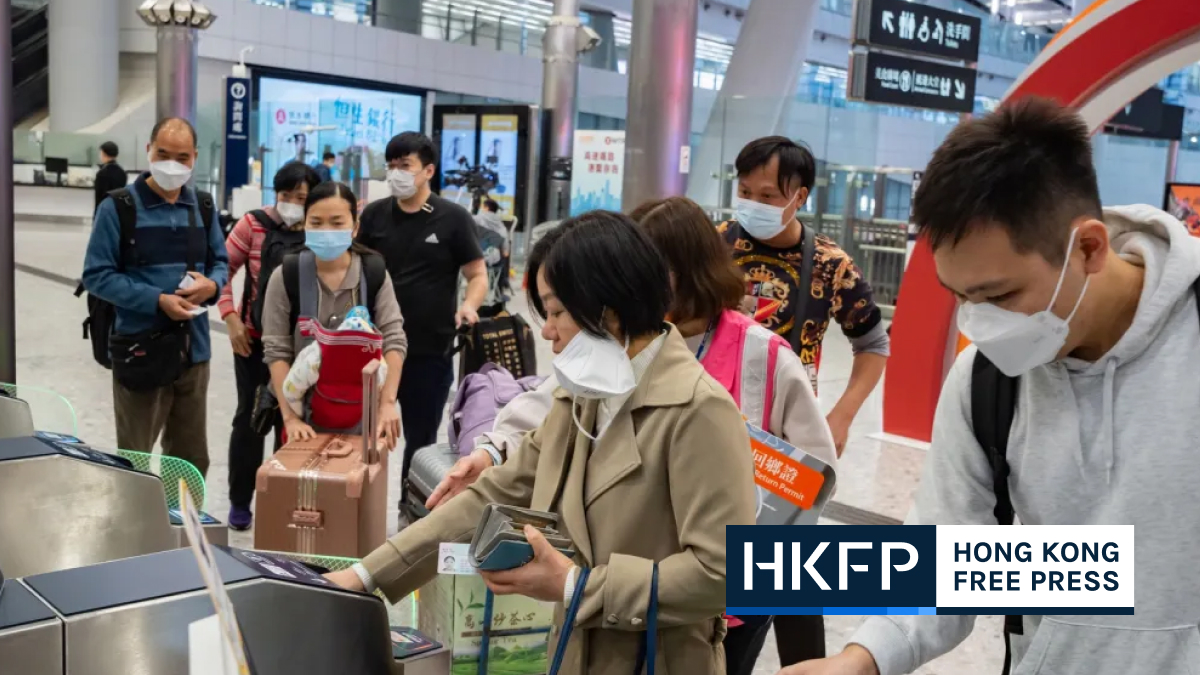 Over 1.4 million Hongkongers leave city over National Day long weekend, outnumbering mainland Chinese arrivals