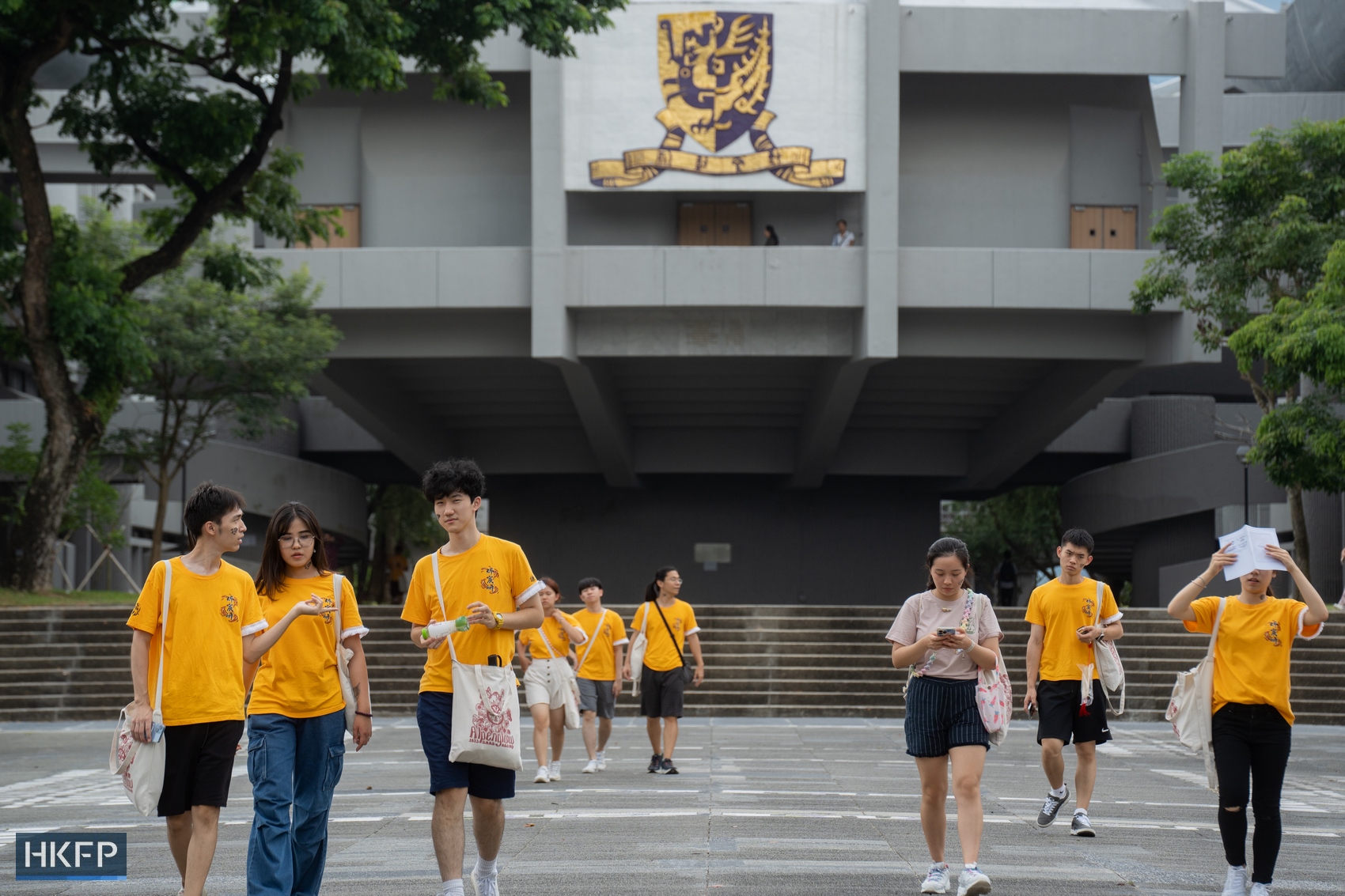 Students at the Chinese University of Hong Kong. File photo: Kyle Lam/HKFP.