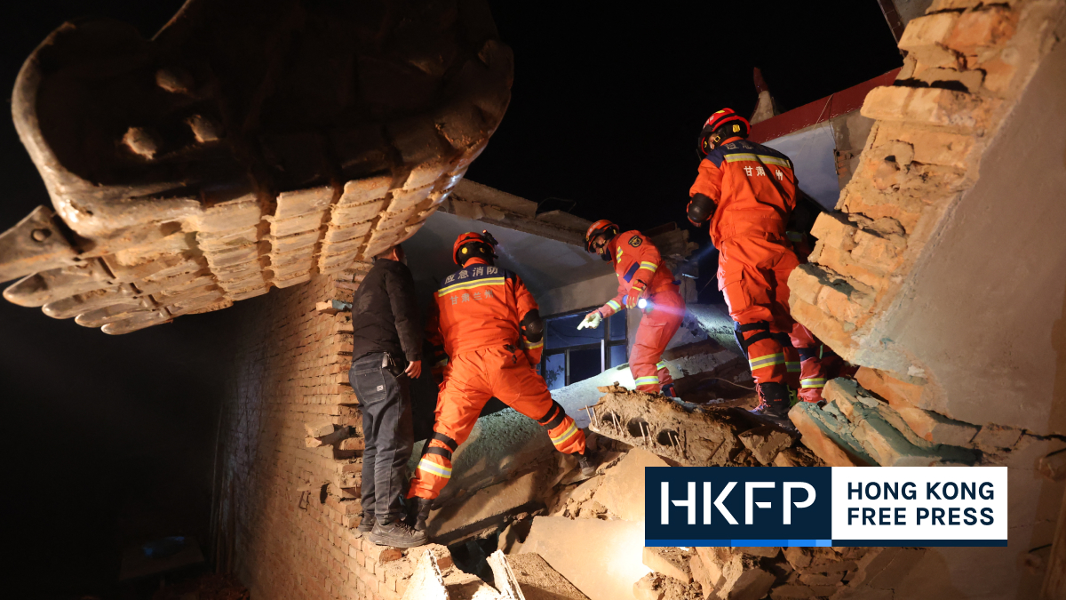 At least 116 dead after earthquake strikes northern China’s Gansu, Qinghai provinces