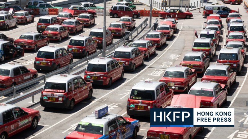 Taxis in Hong Kong. File photo: Kyle Lam/HKFP.