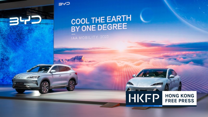 BYD Electric Cars AFP