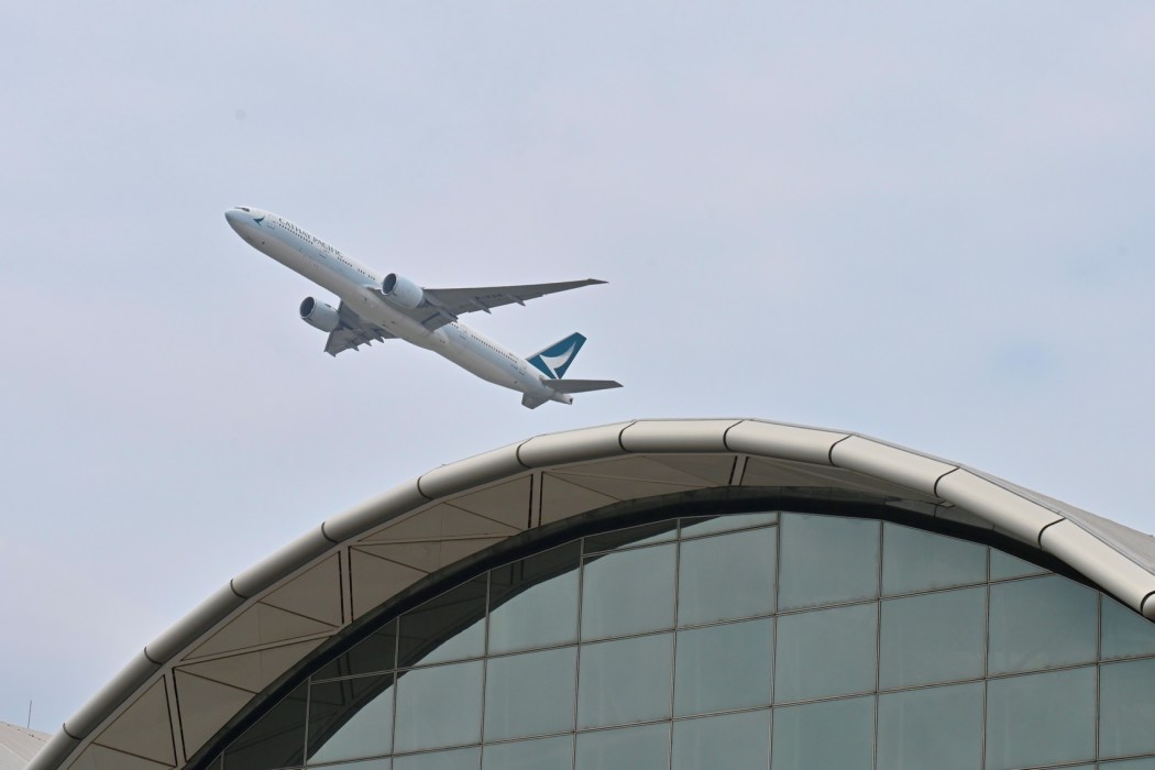 A Cathay Pacific airplane. File photo: GovHK.