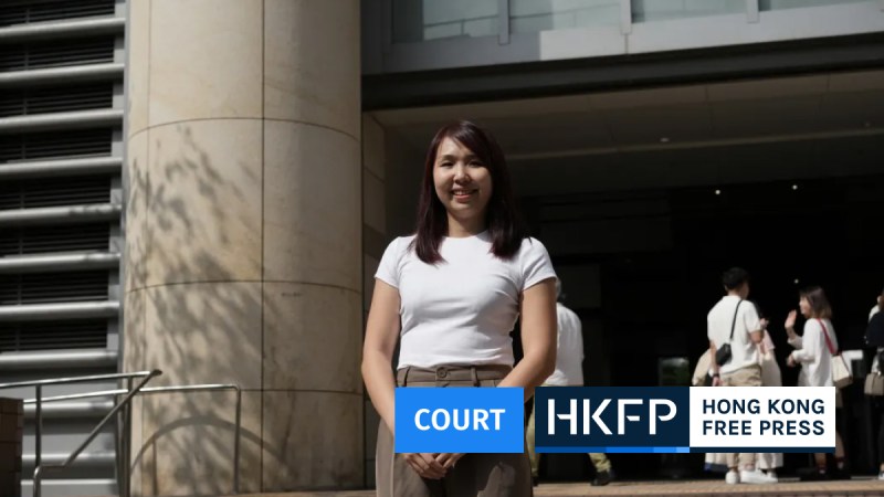 Ex-student leader found guilty of rioting in Hong Kong legislature interrupted for expressing 'political opinions' in court