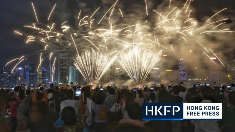 Hong Kong finance chief defends monthly HK$1 million fireworks after pushback from residents