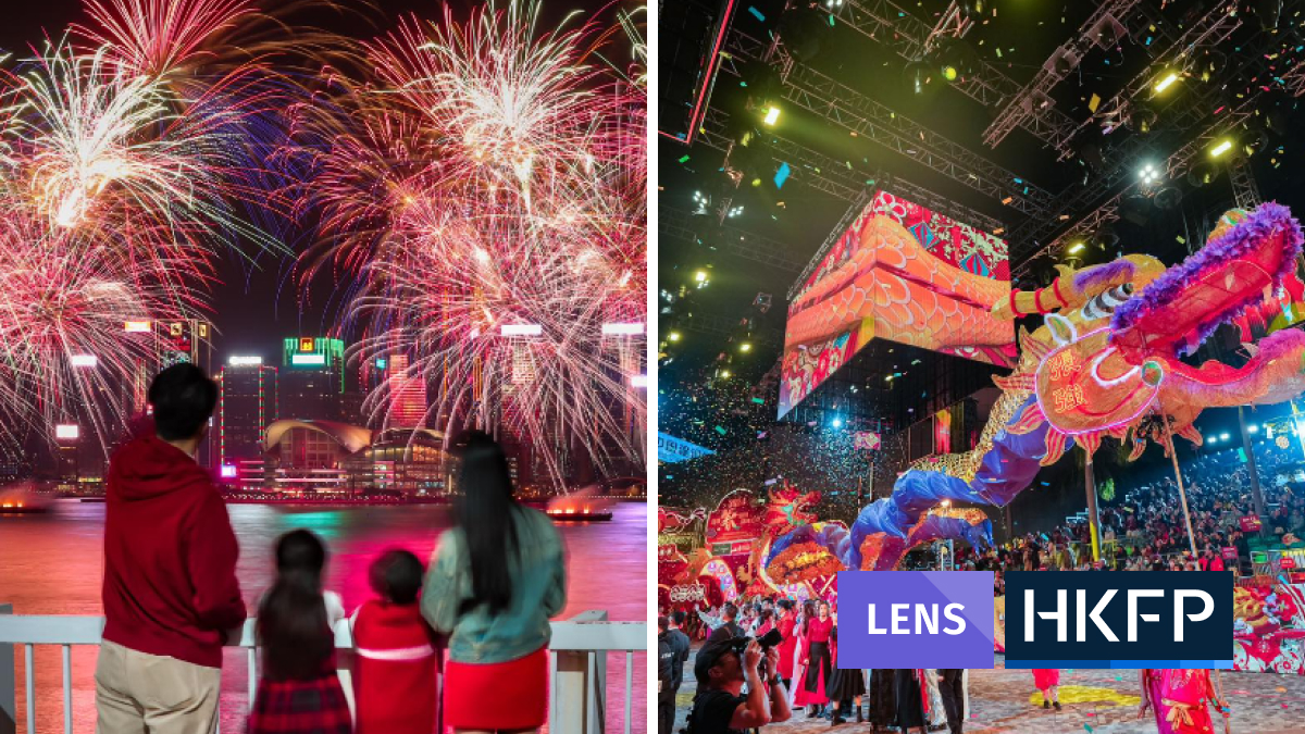 HKFP Lens: Hong Kong rings in Year of the Dragon with Lunar New Year parade, fireworks