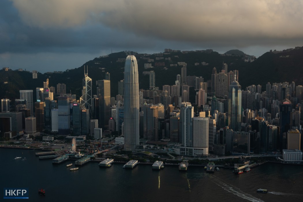 A general view of Hong Kong Island, on July 6, 2023. Photo: Kyle Lam/HKFP.