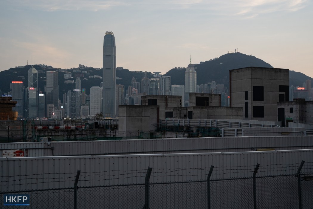 The Hong Kong skyline, on February 15, 2024. Photo: Kyle Lam/HKFP.
