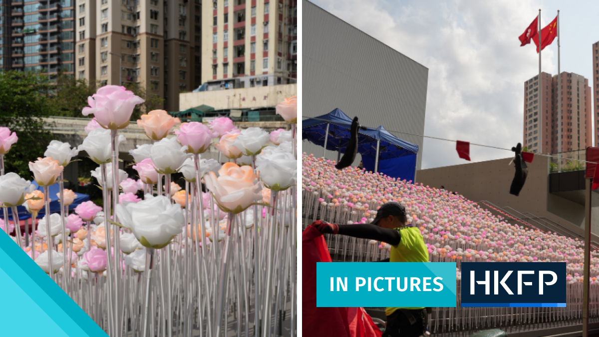 In Pictures: Multi-coloured solution unveiled for ‘funeral-like’ white LED flower installation