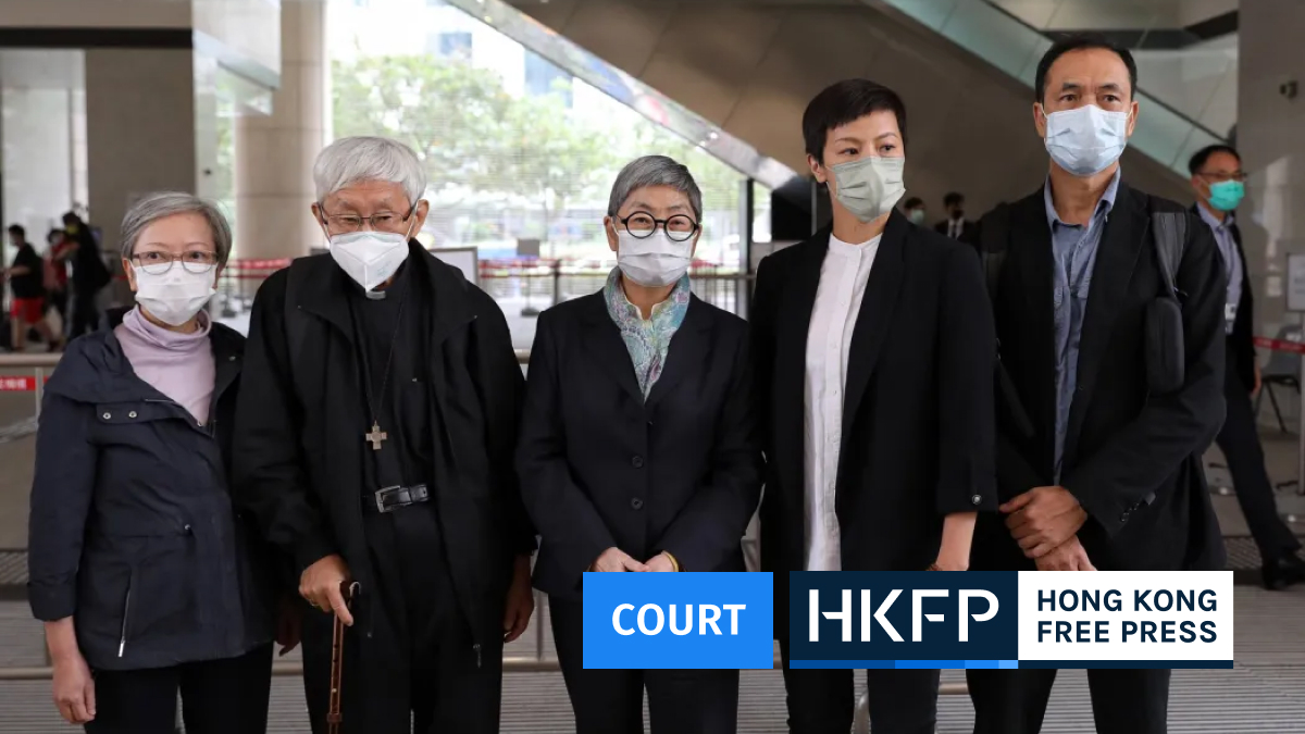 Hong Kong Cardinal Zen and 4 other activists to challenge conviction over 2019 protester relief fund
