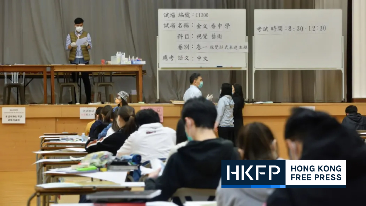 Hong Kong police arrest woman for  allegedly leaking university entrance exam papers on social media