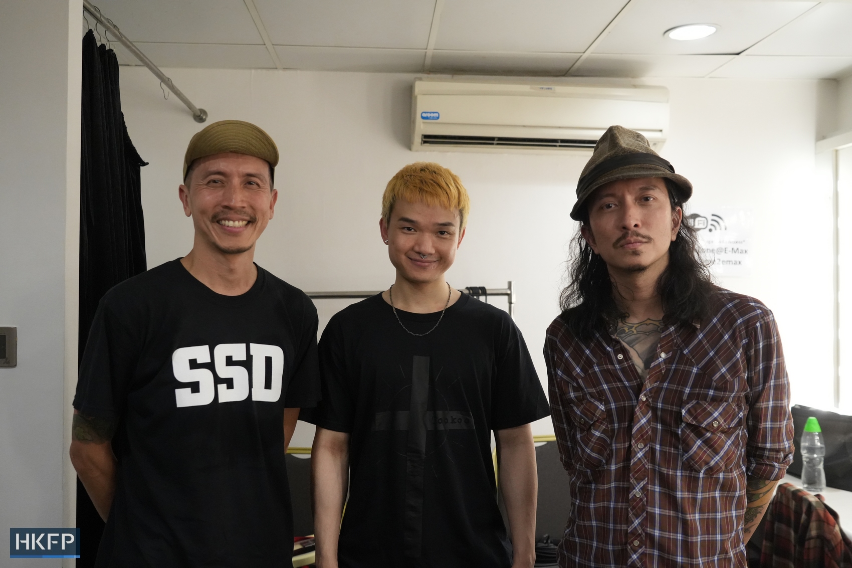 Hong Kong band The Lovesong talks to HKFP about their memories of live house Music Zone on March 30, 2024, before the venue's closure. Photo: Hans Tse/HKFP.
